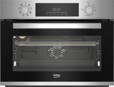 Встраиваемый электрический духовой шкаф Beko BBCM13300X серебристый