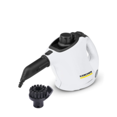 Пароочиститель Karcher SC 1+круглая щетка белый