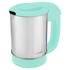 Чайник электрический LUMME LU-155 0.5 л голубой, серебристый