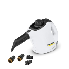 Пароочиститель Karcher SC 1 Scrub +4 насадки белый