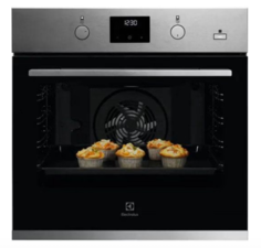 Встраиваемый электрический духовой шкаф Electrolux KODGH70TX серебристый