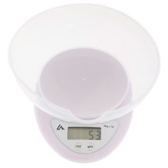 Весы кухонные Luazon Home LVK-706 розовый