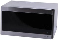 Микроволновая печь с грилем LG MH6595CIS серебристый, черный