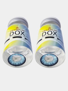 Цветные контактные линзы DOX K2010 BLUE 0,00+Container BC 8,6 DIA 14,2 2 Линзы+контейнер