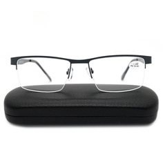 Готовые очки Glodiatr 1570 +2,00, c футляром, серый, РЦ 62-64