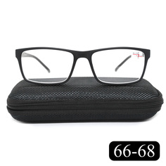 Готовые очки RALPH 0491 +0,50, для чтения, c футляром, черный, РЦ 66-68