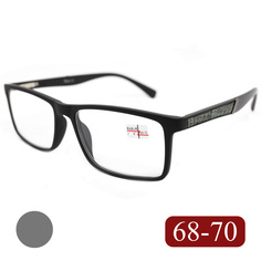 Готовые очки RALPH 0682 +0,50, без футляра, черно-серый, РЦ 68-70