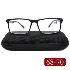 Готовые очки RALPH 0682 +1,00, c футляром, черно-синий, РЦ 68-70
