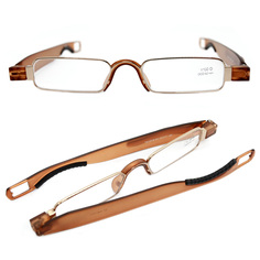 Готовые очки TR145 +1,00, складные, карбоновые, коричневый, золотой, РЦ 62-64 Sunshine