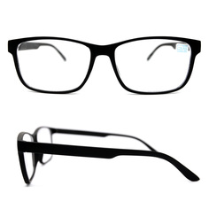 Готовые очки для зрения ВОСТОК 6642 -8,00, без футляра, черный, РЦ 62-64