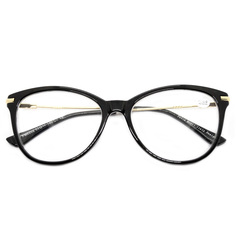 Готовые очки для зрения Fabia Monti 0202 -3,00, без футляра, цвет черный, РЦ 62-64