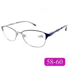 Корригирующие очки для чтения RALH 0715 +1,25, без футляра, цвет синий, РЦ 58-60 Ralph
