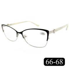 Корригирующие очки для чтения Glodiatr 2032 +1.75, без футляра, цвет черный, РЦ 66-68