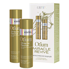 Набор для восстановления волос Estel Otium Miracle (шампунь 250 мл, бальзам 200 мл)