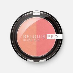 Румяна для лица Relouis Pro Blush Duo компактные, №201, 5 г