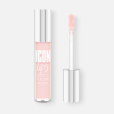 Блеск для губ Luxvisage Icon Lips Glossy Volume, №501 Baby Pink, с эффектом объёма, 3,4 г