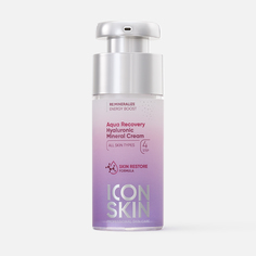 Увлажняющий крем с гиалуроновой кислотой и минералами Aqua Recovery, 30 мл Icon Skin