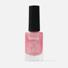 Лак для ногтей Luxvisage Gel Shine тон 107, Розовый с серебристым шиммером, 9г