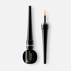 Подводка для глаз EVELINE CELEBRITIES EYELINER водостойкая vinyl black