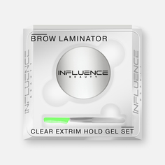 Гель для бровей Influence Beauty Brow Laminator, ламинирование, укладка, прозрачный, 4,5 г