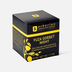 Крем для лица Erborian Yuza Sorbet Night Reinforced Nighttime Emulsion ночной, 50 мл