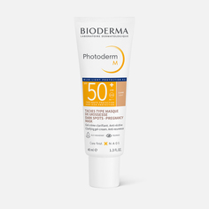 Крем-гель солнцезащитный Bioderma Photoderm SPF 50+, светлый оттенок, 40 мл