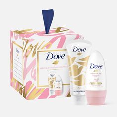 Набор подарочный косметический Dove С любовью для вас женский, крем для рук и дезодорант
