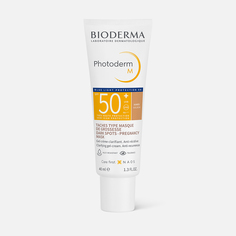 Крем-гель солнцезащитный Bioderma Photoderm SPF 50+, тёмный оттенок, 40 мл