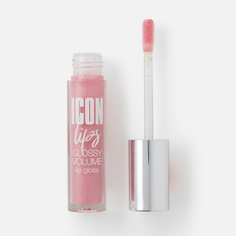 Блеск для губ Luxvisage ICON Lips Glossy Volume, №508 Lilac Pink, для объема, 3,4 г