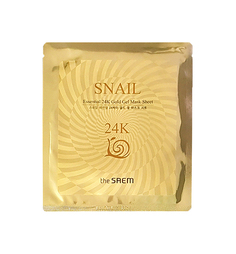 Маска для лица The Saem Snail Essential 24K Gold Gel Mask Sheet 30 г