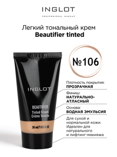 Тональный крем INGLOT легкий Beautifier tinted 106