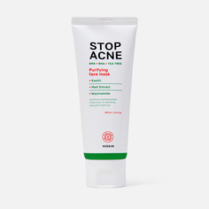 Маска для лица Hiskin Stop Acne очищающая, AHA + BHA + Tea Tree, 100 мл