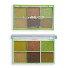 Тени для век Revolution Makeup мини Mini Colour Reloaded Its Giving Green