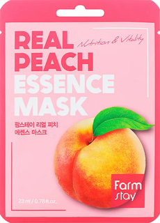 Маска для лица FarmStay Real Peach Essence Mask, 23 мл No Brand