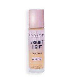 Тональный крем Makeup Revolution Bright Light Face Glow Lustre Medium Light