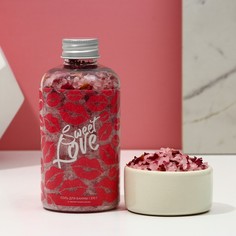 Соль для ванны Sweet love 370 г с лепестками розы Чистое счастье