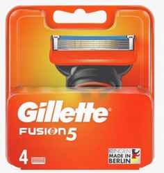 Сменные кассеты Gillette Fusion5 4шт.