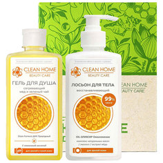 Набор Clean Home Beauty Care Восстанавливающий гель для душа 350 мл + лосьон 350 мл