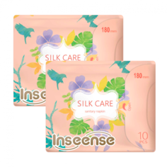 Прокладки INSEENSE Silk Care женские гигиенические ежедневные 180 мм, 10 шт х 2 упаковки