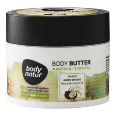 Масло для тела Body Natur Рис и кокосовое масло для упругости кожи 200 мл