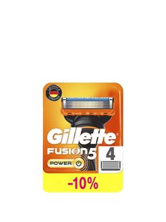Gillette Сменные кассеты для бритья Fusion5 Power, 4 шт