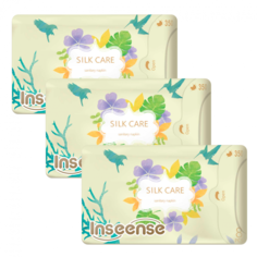 Прокладки INSEENSE Silk Care женские гигиенические ночные 5 капель 290 мм, 8 шт 3 упаковки