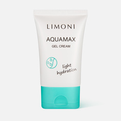 Крем гель для лица LIMONI Aquamax легкий увлажняющий, витамином Е и коллагеном, 50 мл