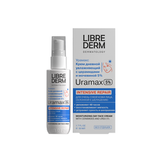Увлажняющий крем для лица с церамидами и мочевиной 5% дневной LIBREDERM URAMAX 50 мл