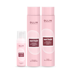 Набор для вьющихся волос Ollin Professional Curl 300 мл и 300 мл и 150 мл