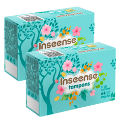 Тампоны Inseense Regular с аппликатором, 2 упаковки по 8 шт