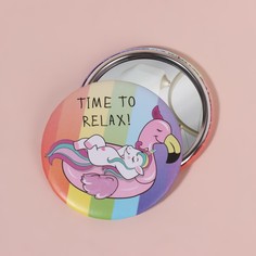 Зеркало RELAX, d 7,5 см No Brand