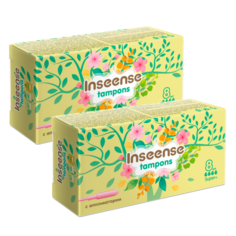 Тампоны Inseense Super+ с аппликатором, 8 шт х 2 упаковки