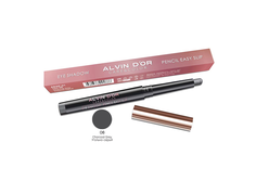 Тени-карандаш для век Alvin Dor Pencil easy slip 08 тон charcoal grey