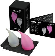 Набор менструальных чаш Vital Cup, 2 шт. (S+L) Bradex